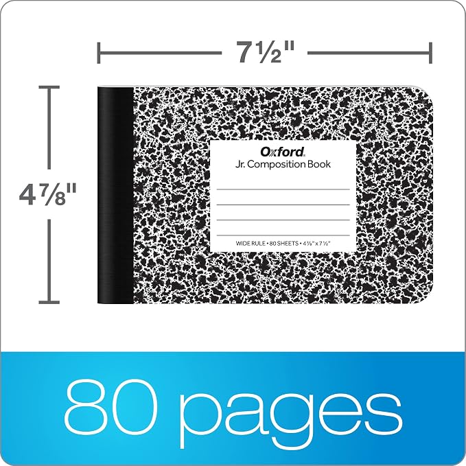 Oxford Jr. Composition Notebooks, School Supplies, Notebooks - Image 2