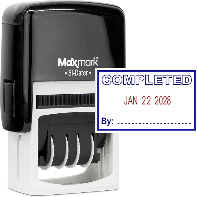 MaxMark Office Self Inking Date Stamp by Maxmark