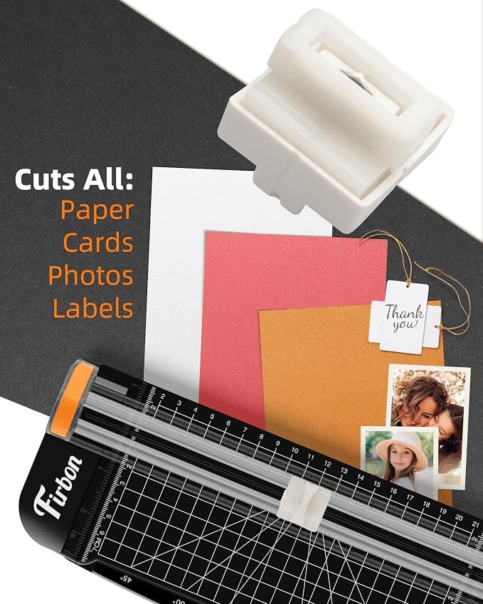 Firbon 2Pcs Refill Blades for A4 A5 Paper Cutter, Spring-Loaded Safeguard - Image 5