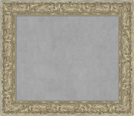 Amanti Art Silver Framed Magnetic Board 27x31 Medium Vision Board by AmantiArt