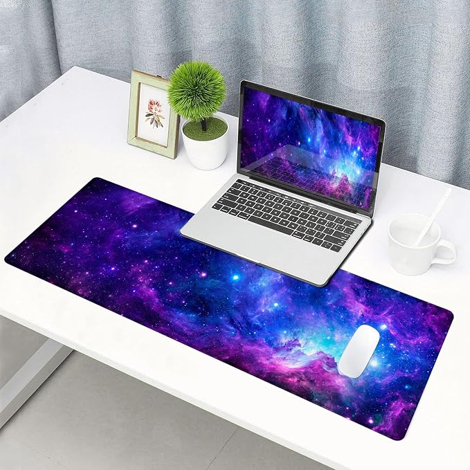 Gaming Large Mouse Pad with Stitched Edges, Extended Keyboard Pad, Non-Slip - Image 6