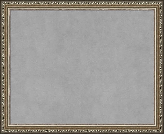 Amanti Art Silver Framed Magnetic Board 18x22 Small Vision Board by AmantiArt