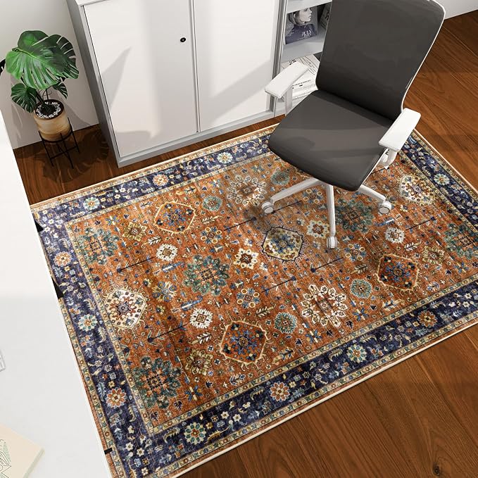 Office Chair Mat for Hardwood Floor, Machine Wash by CHAKME