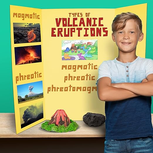 Flipside Products 36” x 48” Foam Project Boards for Presentations, Science Fair, School Projects, Event Displays and Trifold Picture Board - Yellow - 10 Pack-DeskLoop Office