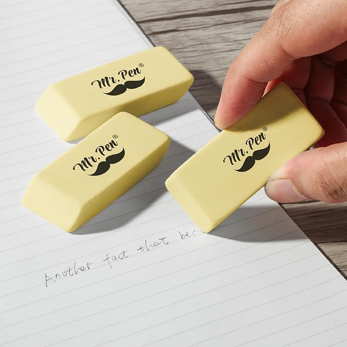 Mr. Pen- Pencil Eraser, 12 Pack, Art Sketching, Clean Smudge-Free Correction - Image 5