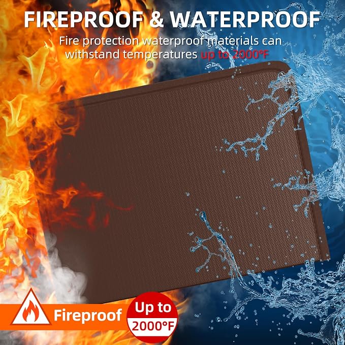 Fireproof Accordion File Organizer, Portable Expanding File Folder - Image 2