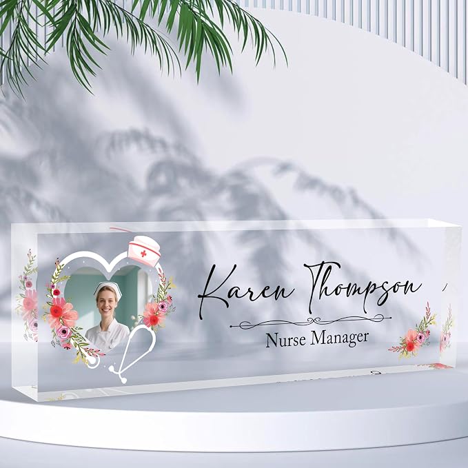 Custom Desk Name Plate Personalized by Flpoxzd