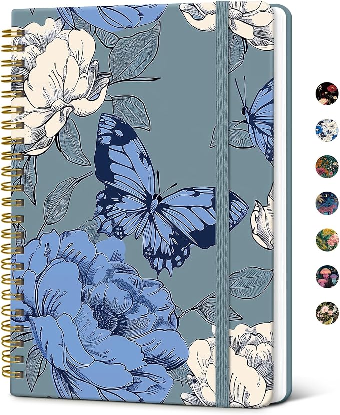Taja Lined Spiral Notebook Journal by Taja