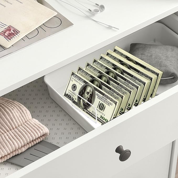 Hipiwe 2 Packs Mail Organizer Plastic Cash Tray - Image 7