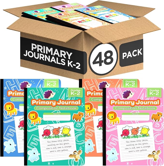 E-CLIPS USA Primary Composition Notebook K-2 Primary Ruled Composition Book by E-CLIPSUSA