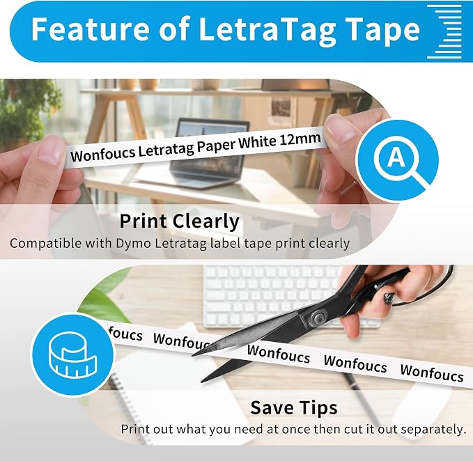 20-Pack Wonfoucs Label Tape Replace - Image 4