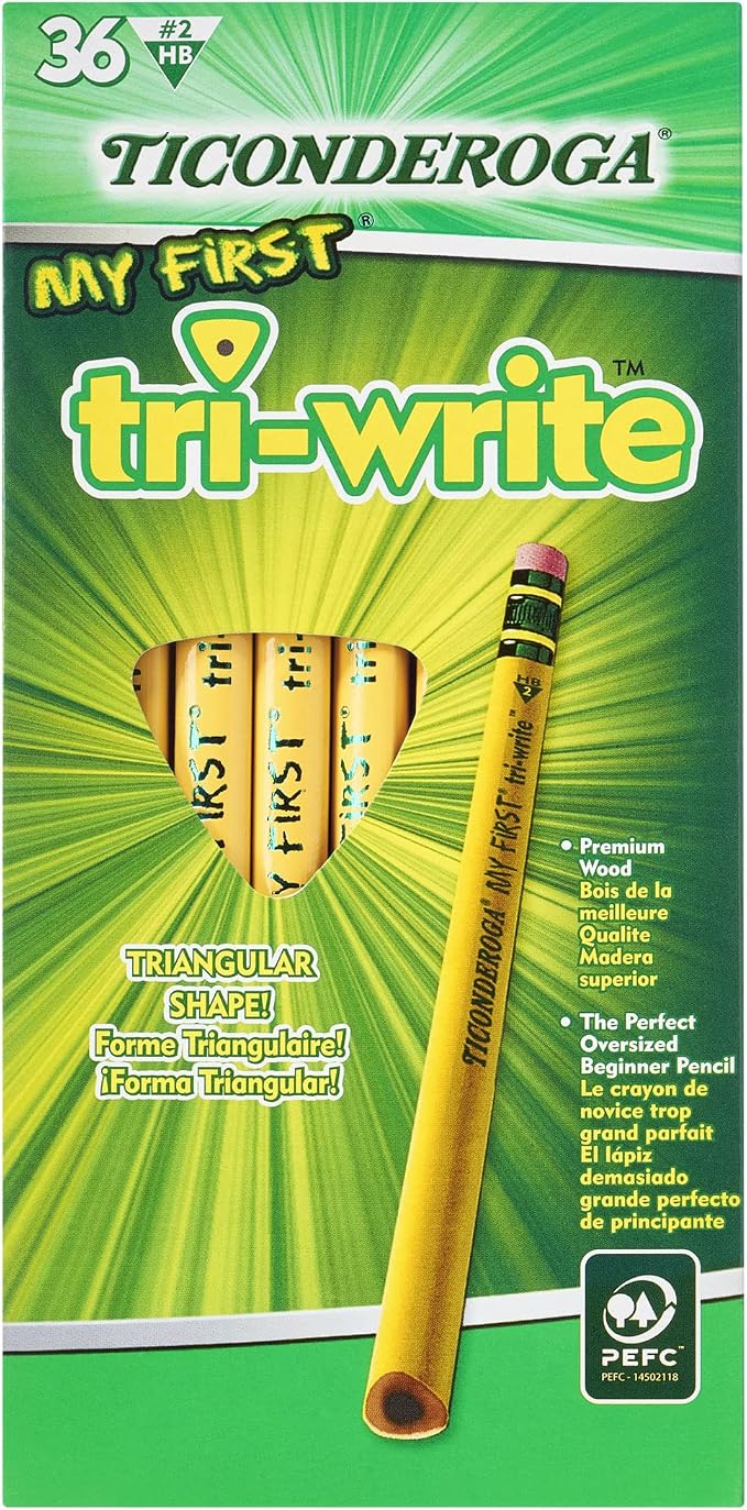 Ticonderoga My First Tri-Write Wood-Cased Pencils Wood-Cased Pencils - Image 2