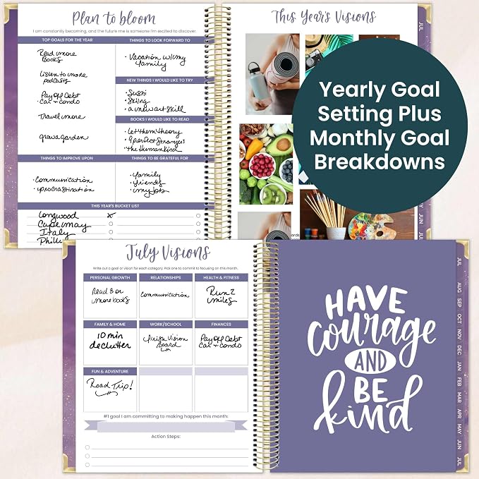 bloom daily planners 2026-2027 Hardcover Academic Year Goal & Vision Planner - Image 4