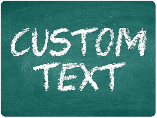 Custom Sign, Custom Street Sign, 11 Font Colors, 13 Font Styles, 4 Hole Options by MySignCenter