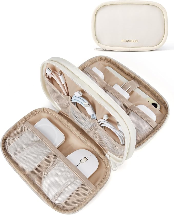 BAGSMART Electronics Organizer Travel Case, Cord Organizer by BAGSMART