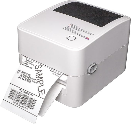 2054K-AP Auto Peel Shipping Label Printer, Separate Label from Backsheet Automatically, Print on Windows Mac Chromebook via USB, Print Wireless for BT on Windows ONLY, UPS USPS FedEx-DeskLoop Office