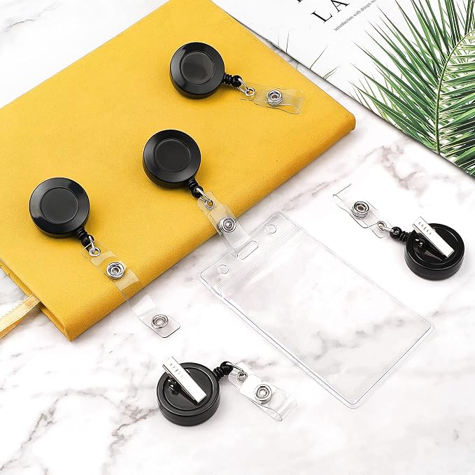 25 Pack Badge Reels Retractable - Image 5