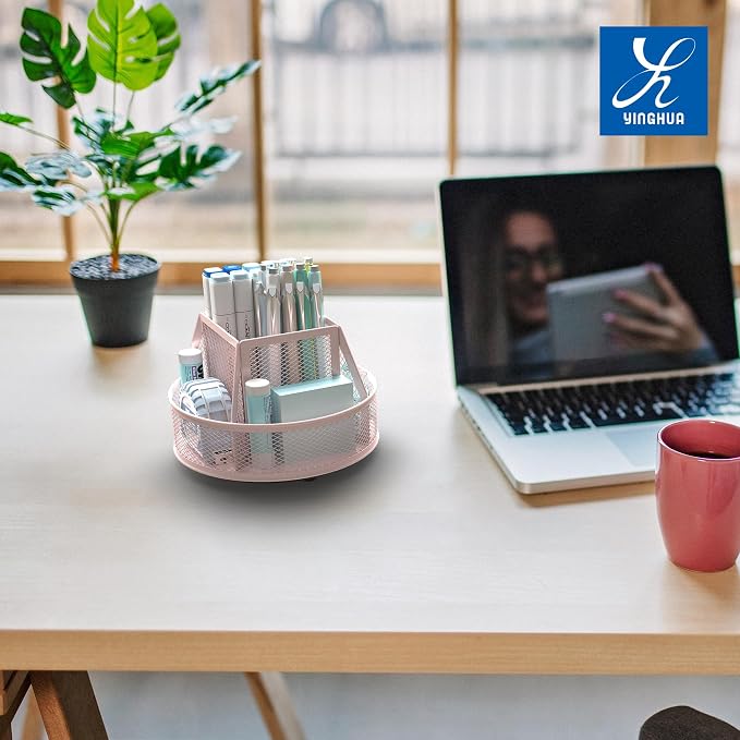 YINGHUA Metal Mesh Desk Organizer - Image 7