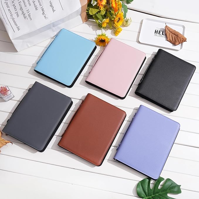 Wonderpool Travel Zippered Portfolio 3 Ring Binder A4 Padfolio Document Case - Image 4