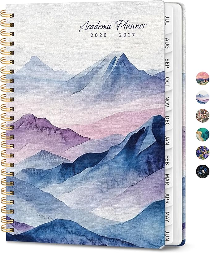 Planner 2026-2027, Monthly and Weekly Academic Planner July 2026 by Zotia