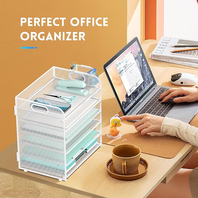 SUPEASY 6 Tier Paper Organizer - Image 7