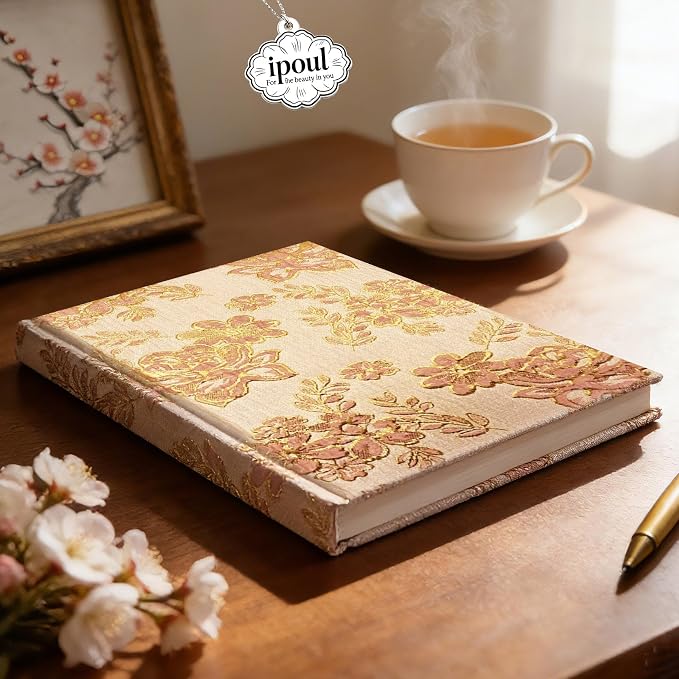 Hardcover Journal, Flower Notebook, Lined Pages, Beautiful Journal - Image 2