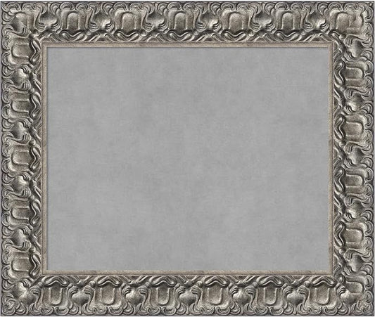 Amanti Art Silver Framed Magnetic Board 22x26 Small Vision Board by AmantiArt