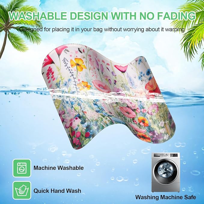 3 Pack Small Mouse pad Beautiful Flowers Plants Mouse Pads - Image 5