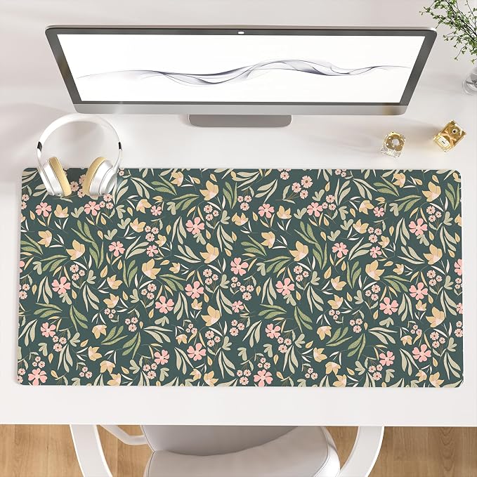 Colorful Star Large Mouse Pad, PU Leather Waterproof Desk Mat, Computer Gaming by ColorfulStar