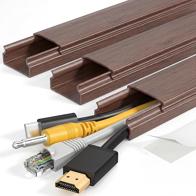 Yecaye TV Cord Hider, 42in Cord Cover, Large Cable Hider, Wire Covers by Yecaye