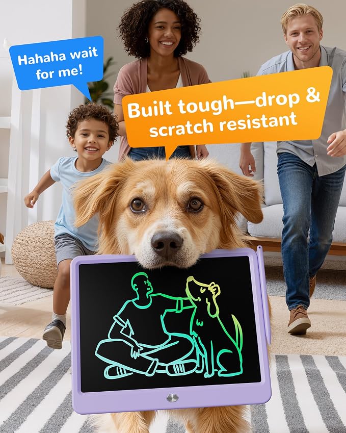 KOKODI LCD Writing Tablet, 12 Inch Colorful Toddler Doodle Board Drawing Tablet - Image 8