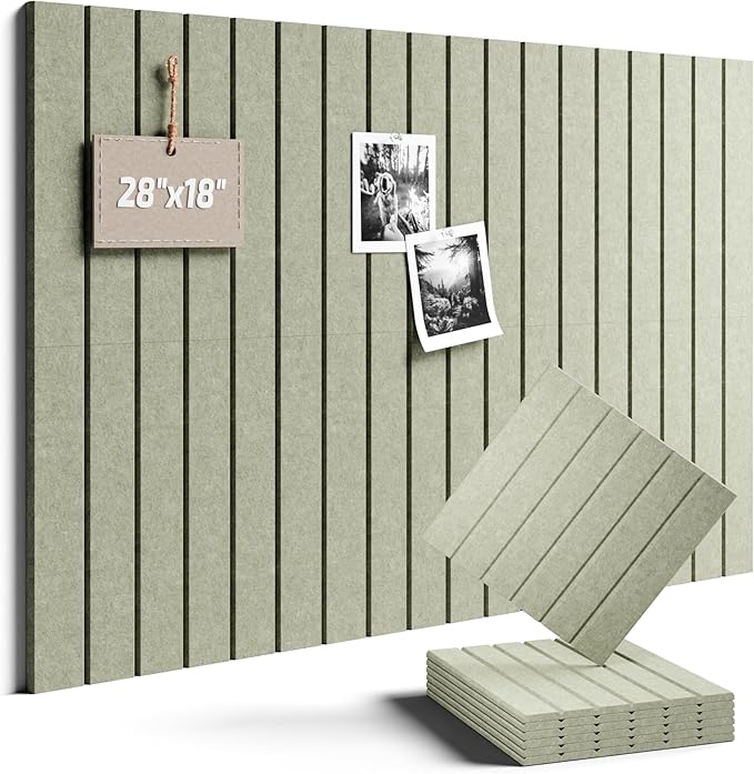 Felt Bulletin Board Tiles -28"x18" by FLUXYNARA