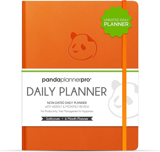 Panda Planner Pro A4 Undated Daily Planner 2026-2027, 8.5 x 11, weekly & - Image 8