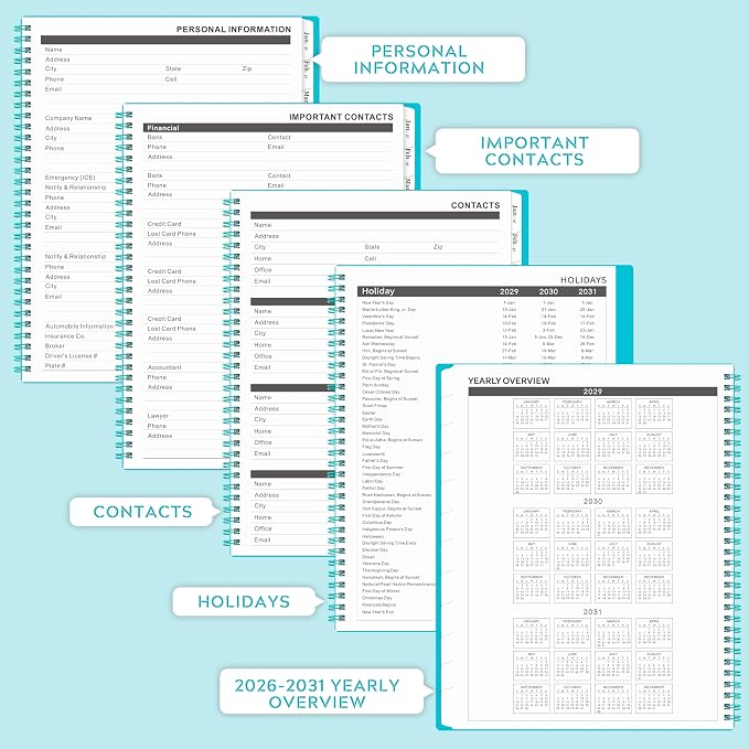 2026-2031 Monthly Planner/Monthly Calendar - Image 4