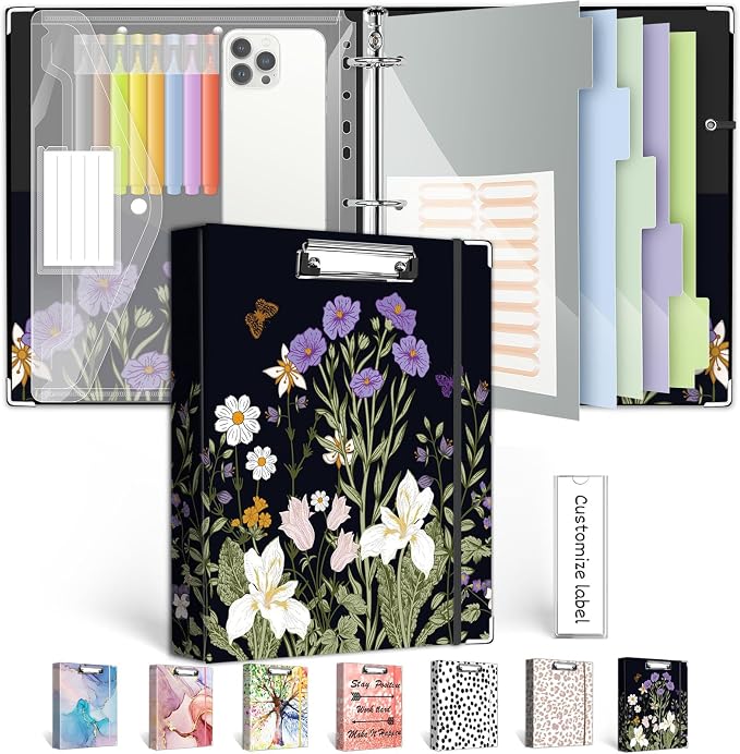 3 Ring Binder 1 Inch, Three Ring Binders Organizer by BVSSX