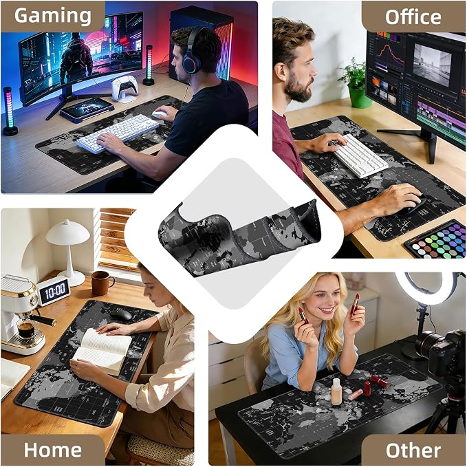Galdas Mouse Pad for Gaming, XXL XL Large Mouse Mat Long Extended Mousepad Desk - Image 4