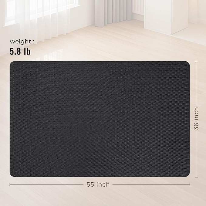Office Chair Mat for Hard Floors, Heavy Duty Floor Protector Rolling Chairs for - Image 5