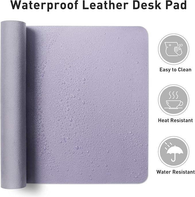 Aothia Faux Leather Desk Mat - Image 7