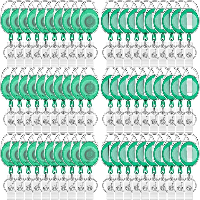 Honoson 30 Pcs Heavy Duty Retractable Badge Reels Batch ID Badge Holder by Honoson