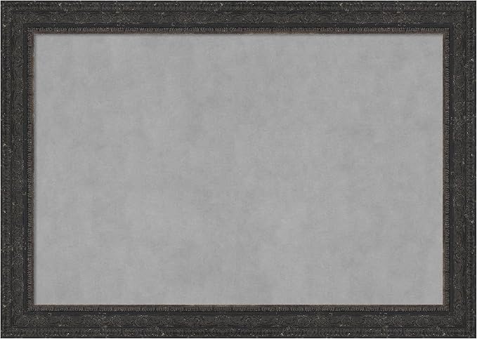 Amanti Art Black Framed Magnetic Board 29x41 Large Vision Board by AmantiArt