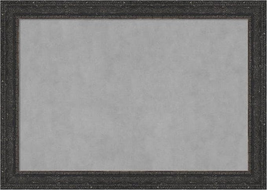 Amanti Art Black Framed Magnetic Board 29x41 Large Vision Board by AmantiArt