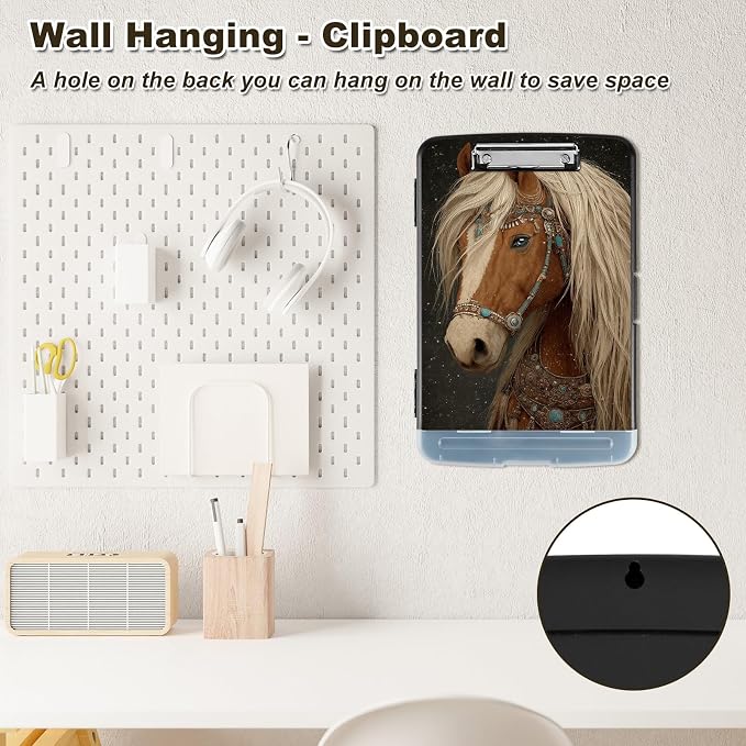 Clipboard with Storage, Nursing Clip Board 8.5 x 11 Storage Organization Box - Image 7
