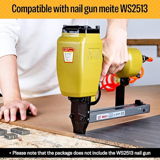 meite Corrugated Fasteners MC114 25 Gauge 1-Inch Crown 1/4-Inch Length Staples - Image 3