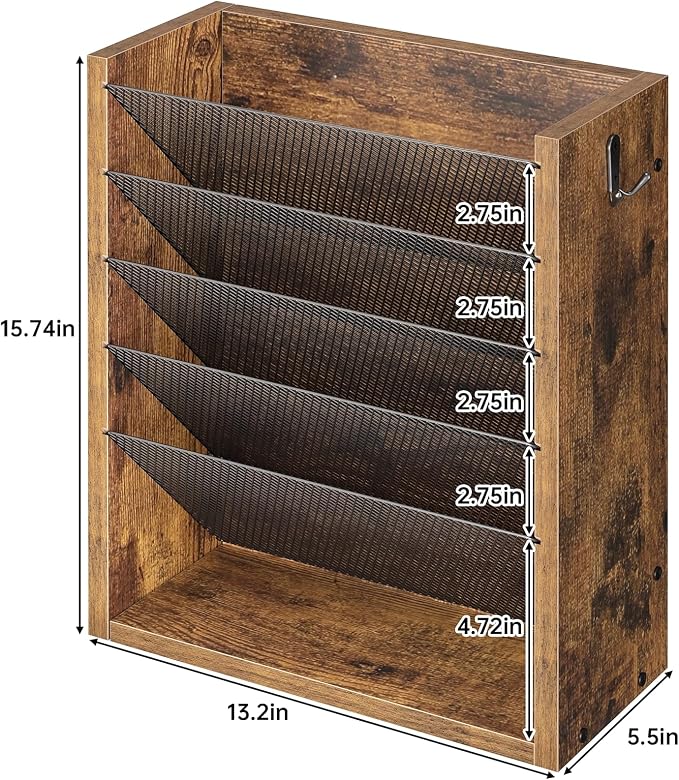 Creso hom Mail Organizer Wall Mounted, Mail Sorter - Image 7