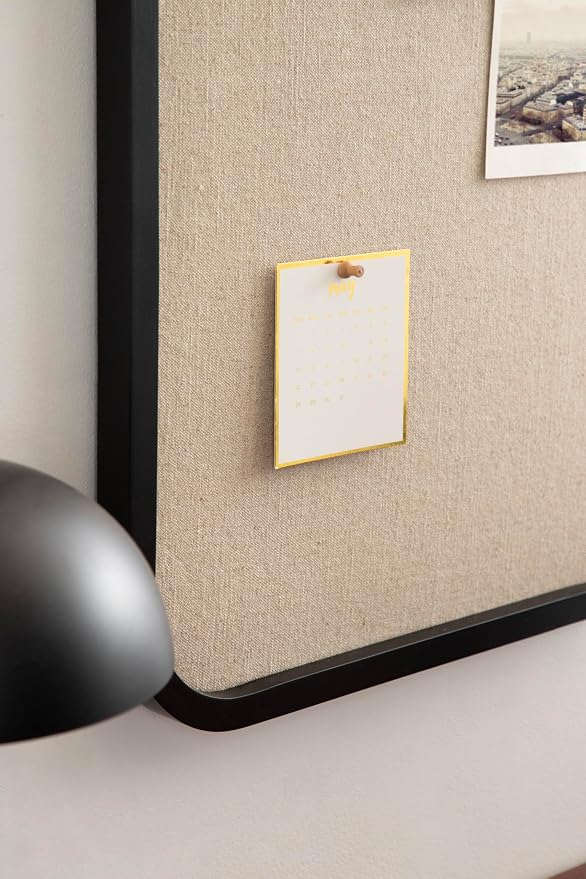 Kate and Laurel Hutton Transitional Wall Pinboard; 20 x 30; Black; Modern - Image 5