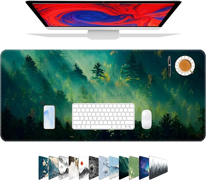 Galdas Mouse Pad, Office Desk Mat Large Gaming Keyboard Pad Durable Stitched by Galdas