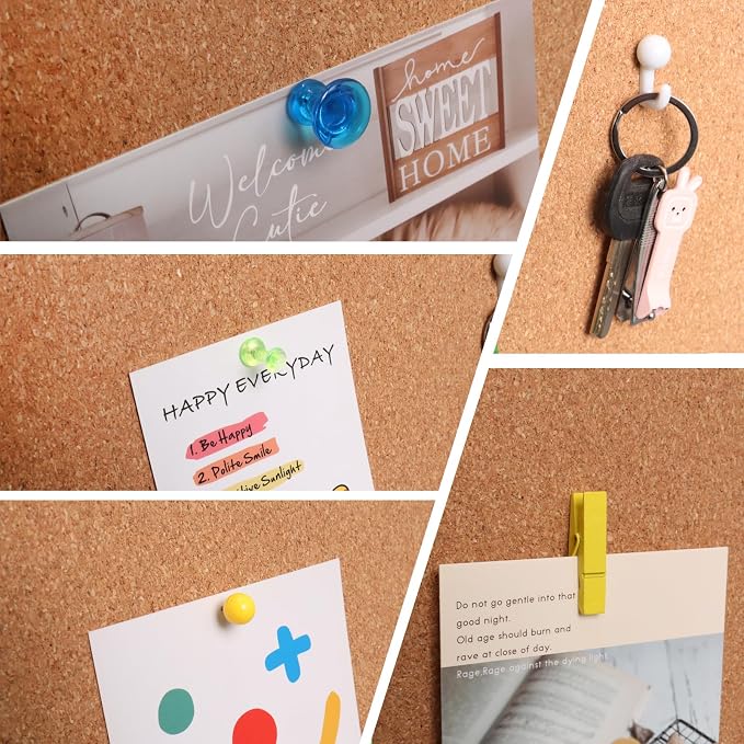 Push Pins Set, 5 Types Pushpins Thumbtacks - Image 5