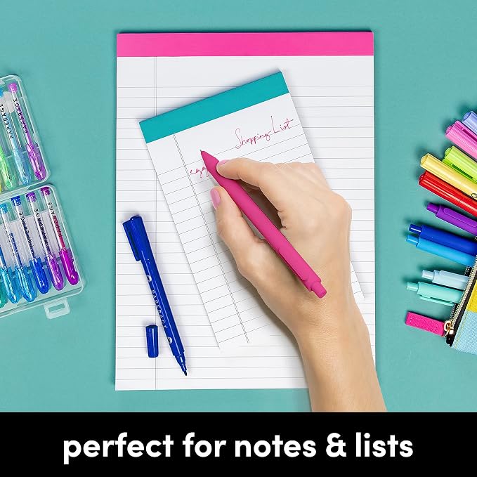 PAPERAGE Lined Legal Pads, 12 Pack Note Pads, 50 Sheets Each, Wide/Legal Ruled - Image 7