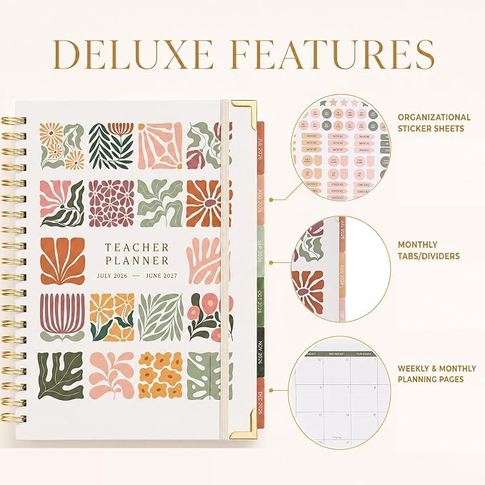 Aesthetic Teacher Planner For The 2026-2027 Academic School Year - Image 5
