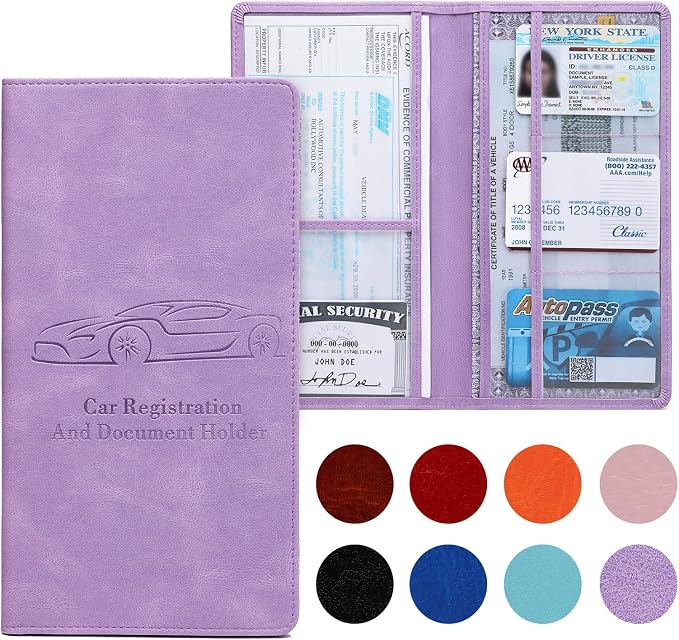 Car Registration and Insurance Card Holder by Unknown